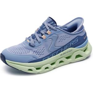 Skechers Women's Glide-Step Atlus Hands Free Slip-ins (8.5, Blmt=blue/Multi)