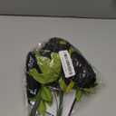 Duovlo Artificial Peony Silk Flowers Fake Flowers Vintage Wedding Home Decoration, Pack of 3 (Black) (20.87*3.5)