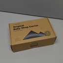 KeaBabies Baby Wrap Carrier - All in 1 Original Baby Carrier Newborn to Toddler Sling, Easy to Wear, Hands Free Bonding, Lightweight, Breathable Infant Wraps (Trendy Black) (One Size (Pack of 1))