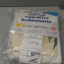 Blissful Diary Baby Play Mats for Floor, 71x59 Inch Extra Thicker & Large Soft Cushioning Foam Playmats for Babies and Toddlers, Foldable Washable Baby Crawling Mat for Playpen, Earth Tones Design