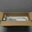 Gold Table Lamp with USB Port, 3 Way Dimmable Touch Control Bedside Lamp, Modern Nightstand Lamp with Glass Shade, Industrial Table Lamp for Bedroom Office, USB A & C, LED Bulb Included