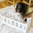 Melissa & Doug Wooden Play Cradle for Dolls and Stuffed Animals