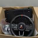 SUBSONIC - Superdrive GS650-X Steering Wheel with Manual Shifter, 3 Pedals, and Paddle Shifters - Racing Wheel for Xbox Series X/S, PS4, Xbox One - Black