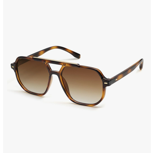 SOJOS Retro Trendy Aviator Polarized Sunglasses Men Women Vintage 70s Square Stylish Frame Sun Glasses SJ2283