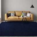 Gifeas Large Ultra Soft Modern Area Rugs for Living Room Bedroom, 7x10 Feet Navy Blue Thickened Memory Foam Indoor Solid Minimalist Carpets, Non-Slip Comfy Rug for Boys Girls Nursery Room Home Decor