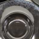 Ceramics Rimmed Soup Bowls 8.6 oz, Black 11 inch Exquisite Small Soup Plate Set of 4, Pasta Plates With Rim Is The Best Choice For Hotels, Kitchens, Fine Restaurants And Gourmets