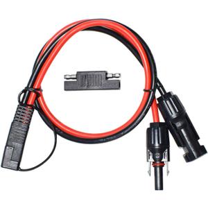 SAE Adapter, with SAE Polarity Reverse Adapte10AWG Cable Conector for RV Panel Solar