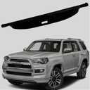Longyeauto Canvas Rear Trunk Shade Retractable Shield Cargo Cover Fits for Toyota 4runner 2010-2024