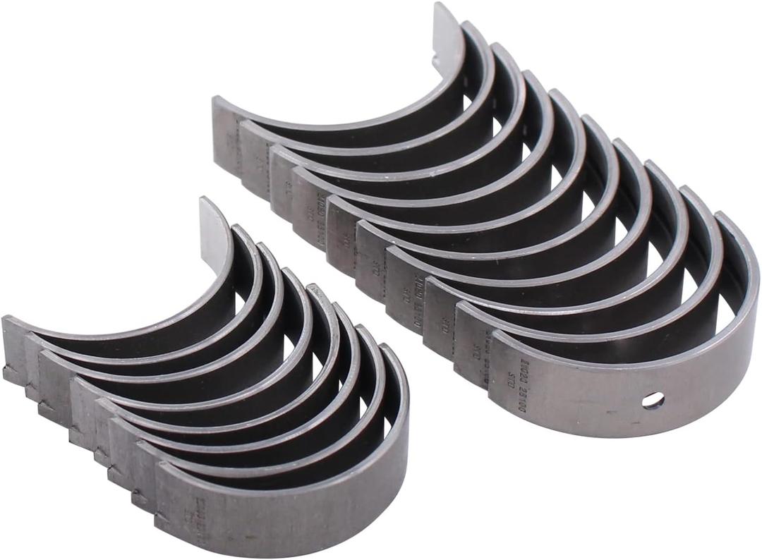 ApplianPar Engine Connecting Rod Bearing and Crankshaft Main Bearings for Accent 2012-2019, for Veloster 2012-2017, Kia Rio 2012-2017, Soul 1.6 2012-2019