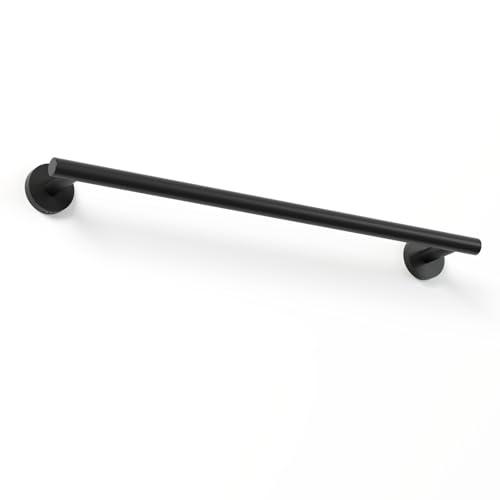 18 Inch Towel Bar for Small Bathroom, Matte Black, Thicken SUS304 Stainless Steel Towel Racks, Wall Mounted