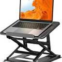 HUANUO Adjustable Laptop Riser - 9 Adjustable Angles, Easy Sit or Stand, Fits 15.6 Inch Laptop & Notebook