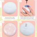 Gezan Shapeable Squishy Toys Stress Balls Stress Relief Sand Glutinous Balls Fidget Toys for Adults Anxiety Relief (Blue,Purple)