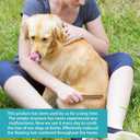 3 pcs Solid Wood Dog CombStainless Steel Teeth Comfort and safety, Removes Tangles and Loose Fur Grooming Comb for Small Medium Pets