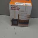 Space Heater, 1500W Electric Heaters Indoor Portable with Thermostat, PTC Fast Heating Ceramic Room Small Heater with Heating and Fan Modes for Bedroom, Office and Indoor Use (10IN)