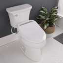 Bio Bidet USPA PRO Modern Bidet Seat, Warm Water, Heated Seat & Dryer, Remote Control, Elongated