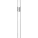 HMYHUM Small Acrylic Podium Stand, Angle Adjustable, 15.7" L x 11.8" W x 42.3" H, Modern Lecterns & Pulpits for Classroom, Concert, Church, Speech, Easy Assembly, Metal Base, Clear
