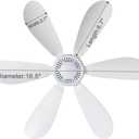 USB Mini Small Ceiling Fan quiet Camping Optional Emergency Portable Outdoor Hanging Gazebo Canopy Dorm Fans Silent For Grow Tent,Hiking,Outages Speed Home Room Battery operated,Power Bank powered