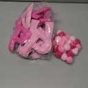 Pink Happy Birthday Banner Felt Ball Garland Pre-Strung Happy Birthday Sign for Party Backdrop Decorations Photo Prop