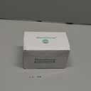 SheeChung 2-Pack Black Acrylic Apothecary Jars with Chalkboard Labels - Shatterproof Qtip Holder for Bathroom - Vanity Storage Canisters for Cotton Swabs, Balls, Floss Picks- Modern Minimalist Decor