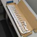 ClosetMaid 8040 18-Pair Over The Door Shoe Rack, 5-Inch D x 58-Inch H x 22.63-Inch W, White