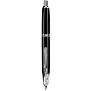 Pilot Vanishing Point Collection Refillable & Retractable Fountain Pen, Black Barrel with Rhodium Accents, Blue Ink, Extra Fine Nib (60341)