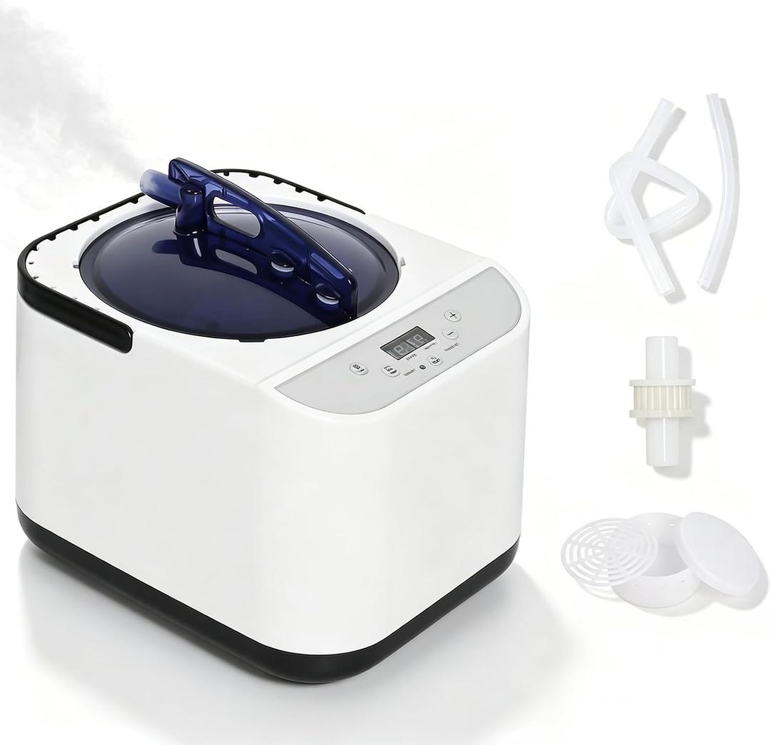 Portable Sauna Steamer Machine, 4L 1500W Steam Generator for Home Spa | Remote Control Operation, Fast Steam Output, Adjustable Timer, Compact Design for Relaxing Home Sauna Sessions