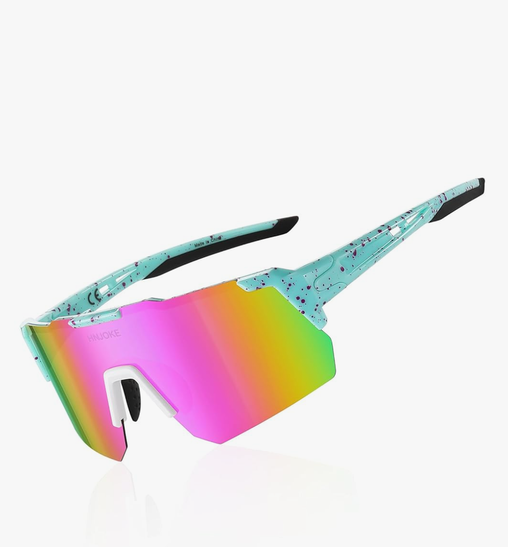 Sports Polarized Sunglasses, UV 400 Protection Sunglasses Women, Mens Sunglasses for Cycling, Biking, Running