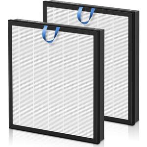 Vital 100S Replacement Filter for LEVOIT Vital 100S and Vital 100S-P Air Purifier, HEPA and High-Efficiency Activated Carbon Filter, Vital 100S-RF, 2 Pack, White