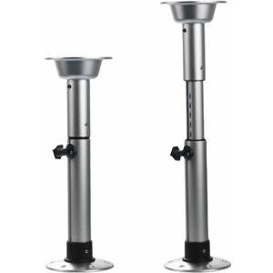 Hoffen Boat Table Pedestal Leg, Adjustable Aluminum Table Base Stand Leg, Pontoon Boat Tables and Mounts, RV Tables Pedestal, 7 inches x 7 inches x 28 inches