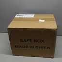 Goldenkey Luxury Digital Jewelry Safe with Keypad for Home, Small Safe box for Document, Money, Soft Velvet Lining&Removable Shelf, 9.84"D x 13.78"W x 9.84"H,1.2 Cu.Ft./ White