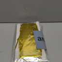 Voircoloria 4 Pack Black and Gold Foil Fringe Backdrop Curtains, Tinsel Streamers Birthday Party Decorations, Fringe Backdrop for Graduation, Baby Shower, Gender Reveal, Disco Party