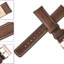 Ritche Christmas Gift Quick Release Leather Watch Bands Genuine Watch Straps for Men Women Top Grain Leather Watch Strap, White Elephant Gifts, Stocking Stuffers for Men, Father's Day gifts