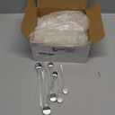 Clear Glass Teardrop Winter Ornaments Crystal Raindrop Hanging Ornaments Crystal Chandelier Drop Pendant Icicles Decorations for Christmas Tree Winter Party Supplies(44 Pcs,4 Medium Size)