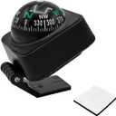 Car Compass, Automotive Compass Ball with Adhesive Tape, Adjustable Dashboard Compass to Find Direction, Portable Navigation Guide Ball Car Accessories for Boat Truck