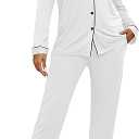 HNG Women Pajama Set Long Sleeve Sleepwear Fashion Night Wear. Size XXL