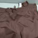 baleaf Womens Barrel Pants with Zipper Pockets Drawstring Athletic Pants Elastic Waisted Casual Lounge Work Travel (Brown, S)