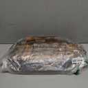 MaxSmeo Small Narrow Side Table, 3-Tier Narrow End Table with Storage, Skinny Side Table Nightstand for Small Space, Bedrooms, Living Room (Rustic Brown)