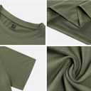 Mens T-Shirts Multi Pack Crewneck Cotton Tee Short Sleeve Classic Pullover Basic Summer Tops (White, XXXL)