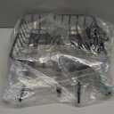 CXWXC Bike Basket Rack - Large Front Bicycle Basket with Struts - Front Mount Aluminium Bike Basket Large Capacity