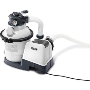 INTEX SX1500 Krystal Clear Sand Filter Pump for Above Ground Pools: 1500 GPH Pump Flow Rate  Improved Circulation and Filtration  Easy Installation