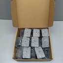 32 Pcs Rectangle Chair Leg Protectors for Hardwood Floors - Silicone Felt Furniture Pads, Scratch/Noise Reducing Covers, X-Large(Fit Perimeter 6" to 8")