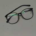 Reading Glasses Anti Blue Light Blocking Reader Oversized Frame for Women Men for Mid Big Face Anti Eyestains (Black)