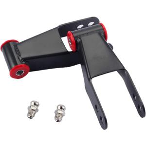 Dasbecan 2 Inch Suspension Rear Lowering Shackle Kit Compatible with Chevy Silverado GMC Sierra 1500 C1500/C2500 1988-2018 Replace# 410520