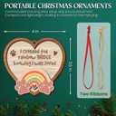 TEEZWONDER Pet Memorial Christmas Ornament - Wooden Christmas Ornaments 2025 - Dog Memorial Gifts for Loss of Dog, Cat Remembrance Gifts, Pet Loss Sympathy Gift Ideas, Cat Dogs Memorial Ornament