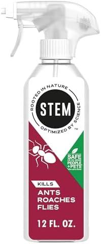 STEM Kills Ants, Roaches And Flies: Plant-Based Active Ingredient Bug Spray, Botanical Insecticide For Indoor And Outdoor Use; 12 fl oz (Pack Of 1)