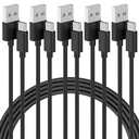 Car Carplay Cable for iPhone 17/16/15, 5 Pack USB to USB C Cable,USB A to USB C for Carplay USB C Cord for iPhone 17/17 Pro/17 Pro Max/Air/16/16 Pro Max/15/15 Pro Max Car Charger Cord Charging Cable