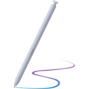 S25 Ultra S Pen Replacement for Samsung Galaxy S25 Ultra Stylus Pen, Light Silver S Pen for S25 Ultra Pen with 5 PCS Tips/Nibs Replacement (Light Silver) (Blue)