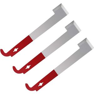witbee 3pcs J Hook Bee Hive Tool, Bee Hive Scraper Tool, Stainless Steel Hive Scraper Tools Beekeepers Beekeeping Equipment for Scraping Your Beehive and Supplies Clean of Wax