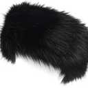 LA CARRIE Faux Fur Headband with Stretch Women's Winter Earwarmer Earmuff