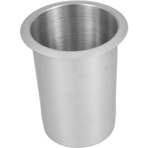 Happyyami Stainless Steel Utensil Holder Modern Cutlery Organizer for Kitchen Counter Compact Chopstick Container Versatile Storage for Home Outdoor Use Organizer
